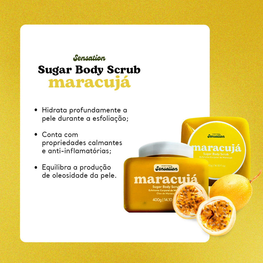 Sugar Body Scrub - Esfoliante Corporal de Maracujá