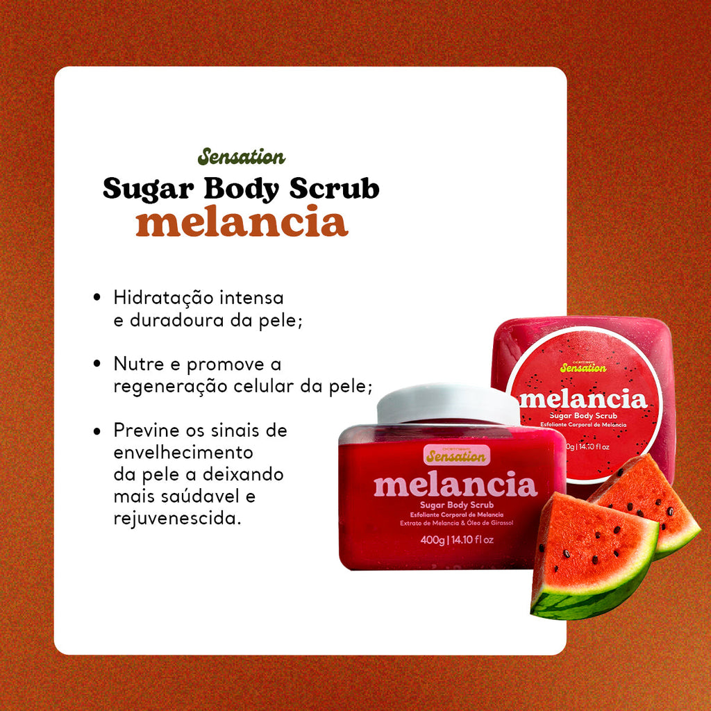 Sugar Body Scrub - Esfoliante Corporal de Melancia
