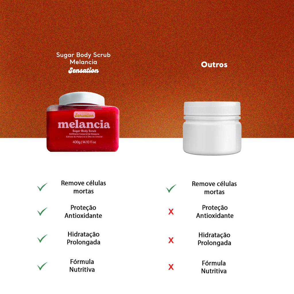 Sugar Body Scrub - Esfoliante Corporal de Melancia